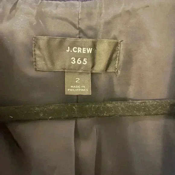 J Crew Going Out Blazer navy knit open front 2 - Picture 8 of 10